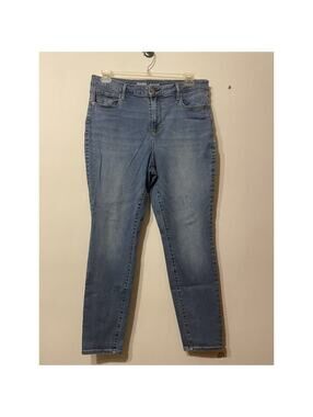 Old Navy Womens Jeans Blue Size 16 Skinny Stretch High Rise Denim Rockstar